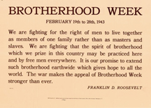 Brotherhood Week